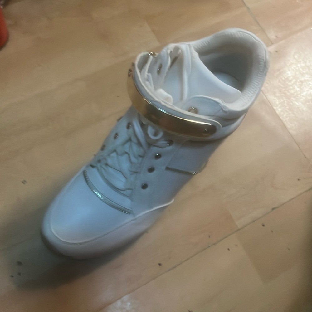 White Wedge woman’s sneakers